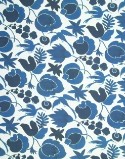 ApronWildbird Blu in Cotton