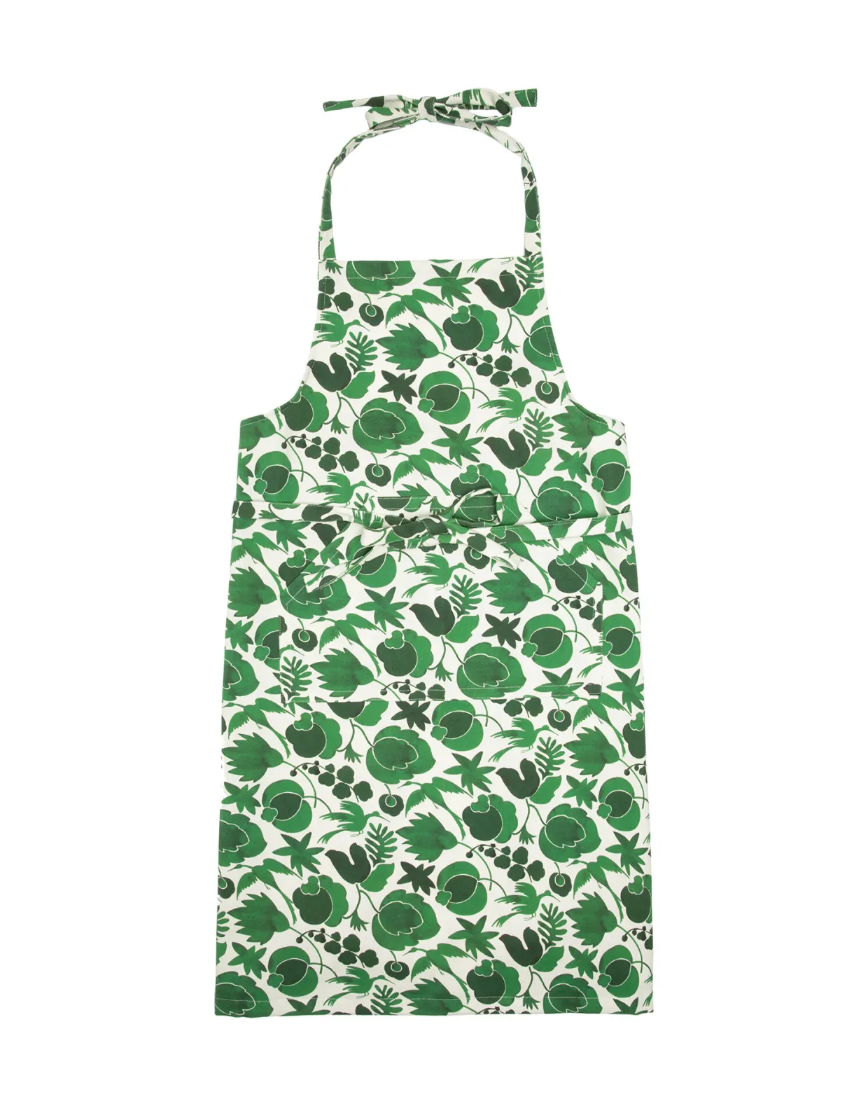ApronWildbird Verde in Cotton