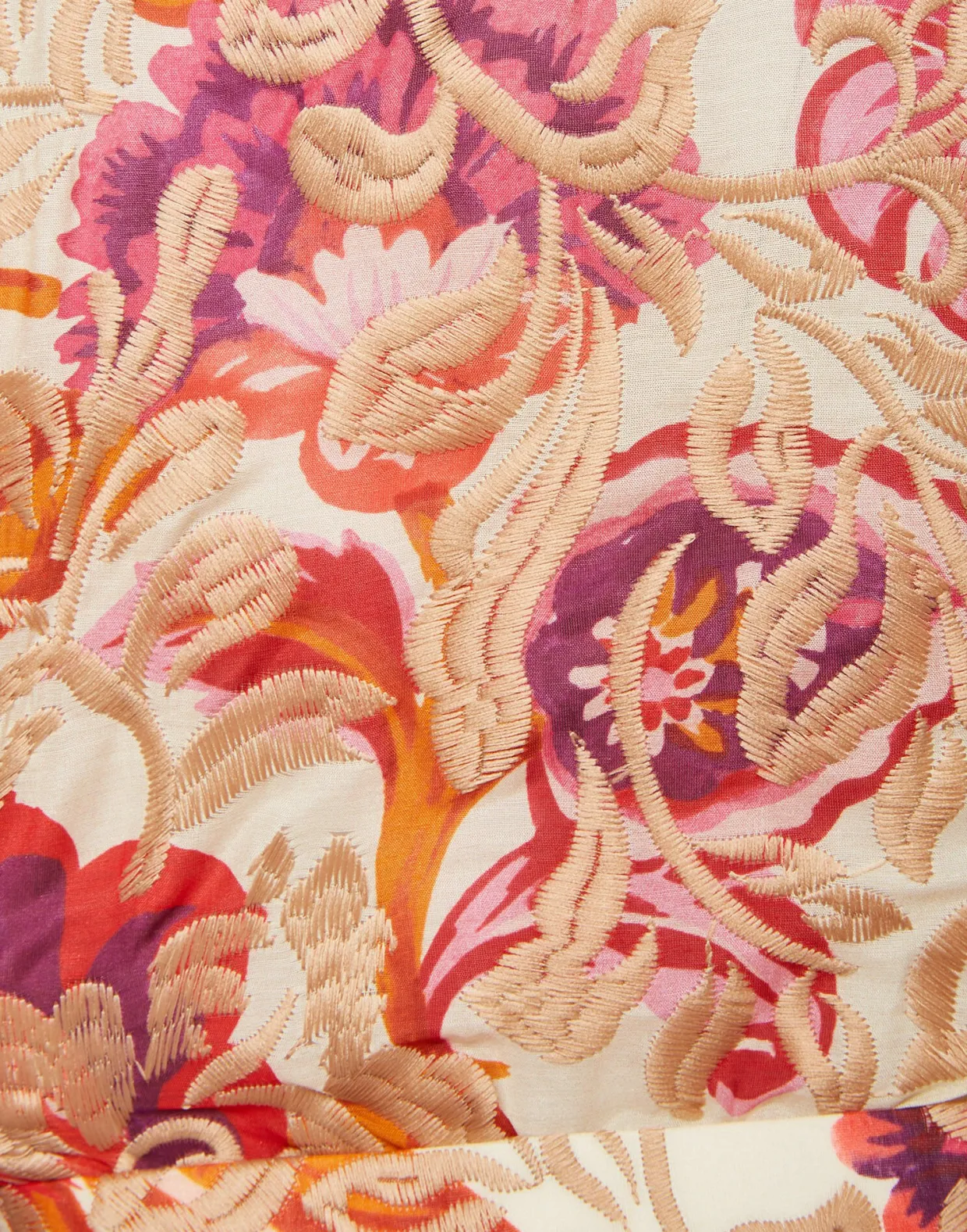 Bellini DressHottie Cream in Embroidered Organza