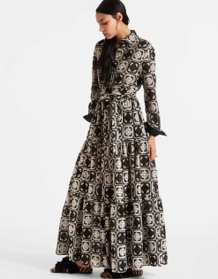 Bellini DressMini Tiles Black in Macram&eacute;