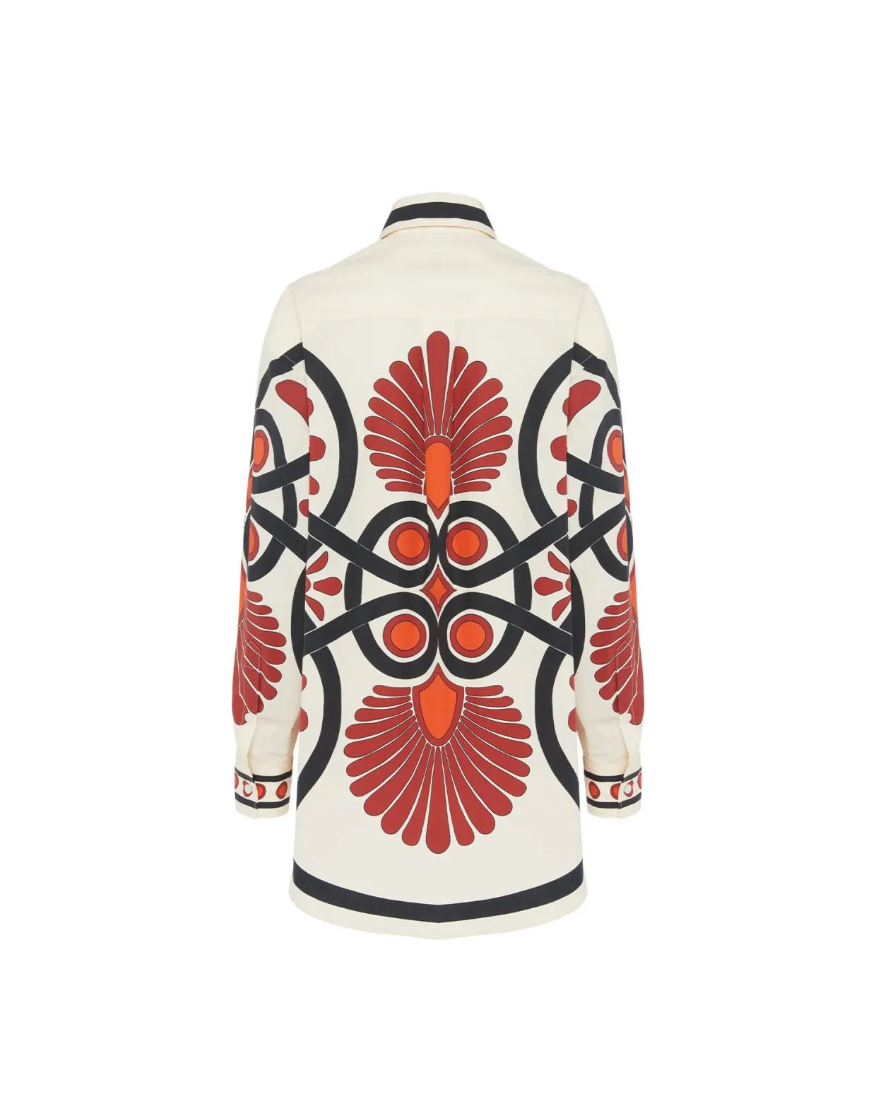 Better Than Your Boyfriend's ShirtMedallion Placée Cream in Cotton Poplin