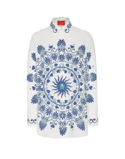 Better Than Your Boyfriend's ShirtOlympus Placée Cream in Cotton Poplin