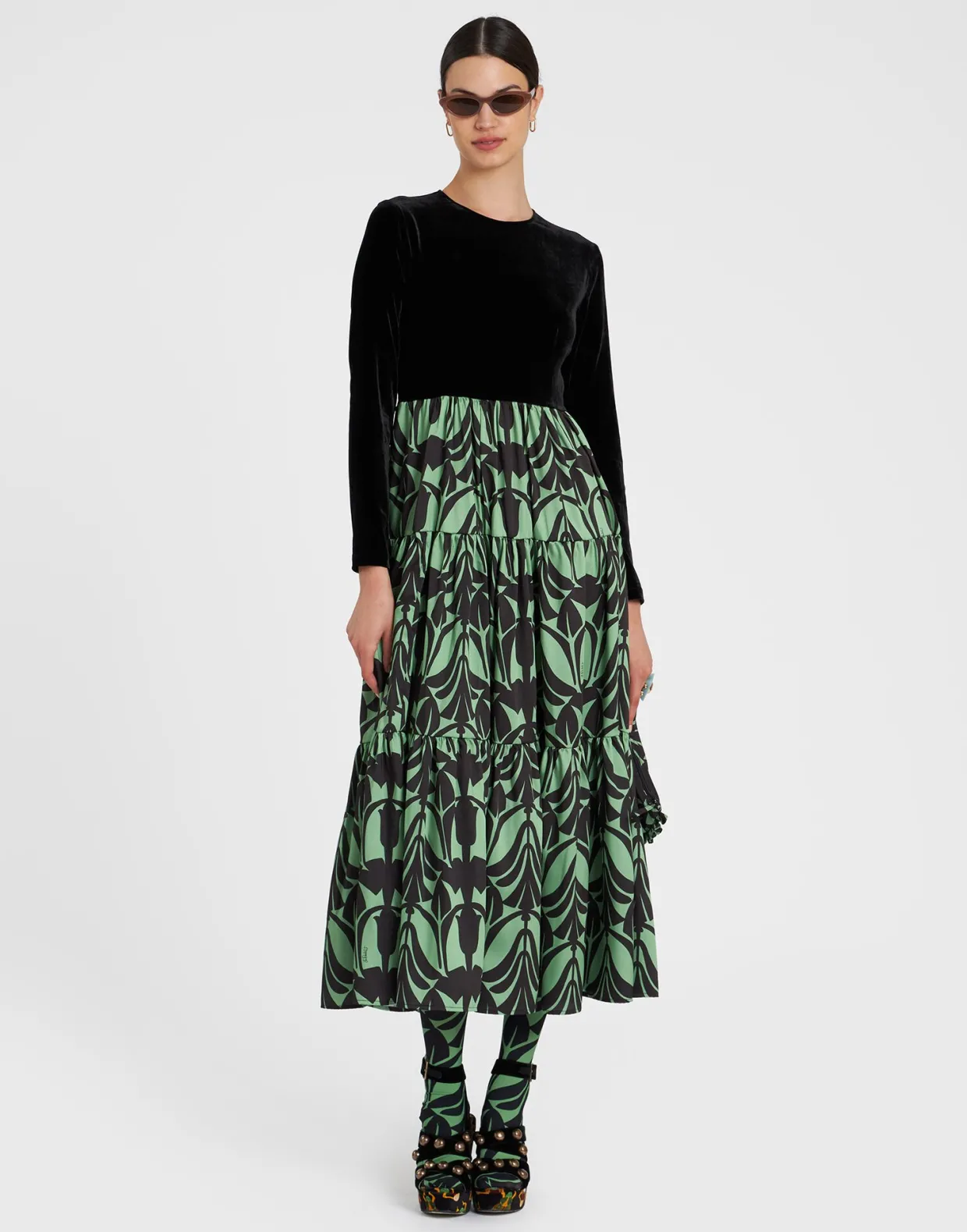 Big DressPapyrus Green in Twill