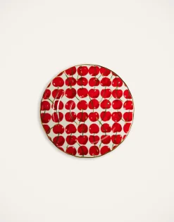 Big Mama Cup And SaucerCherries Avorio in Porcelain