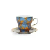 Big Mama Cup And SaucerLilium Zafferano in Porcelain
