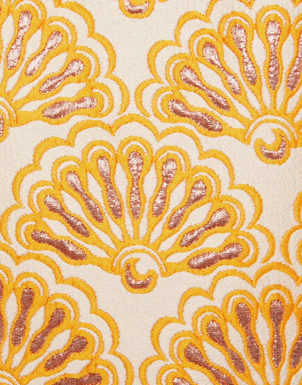 Bijoux JacketFans Gold in Jacquard With Tassels