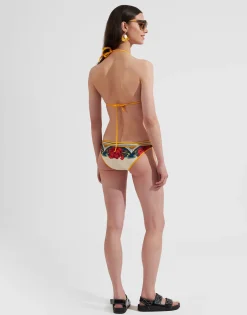 Bikini BottomTaormina Plac&eacute;e Ivory in Lycra