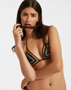 Bikini TopDoric Placée Black in Lycra