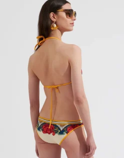 Bikini TopTaormina Plac&eacute;e Ivory in Lycra