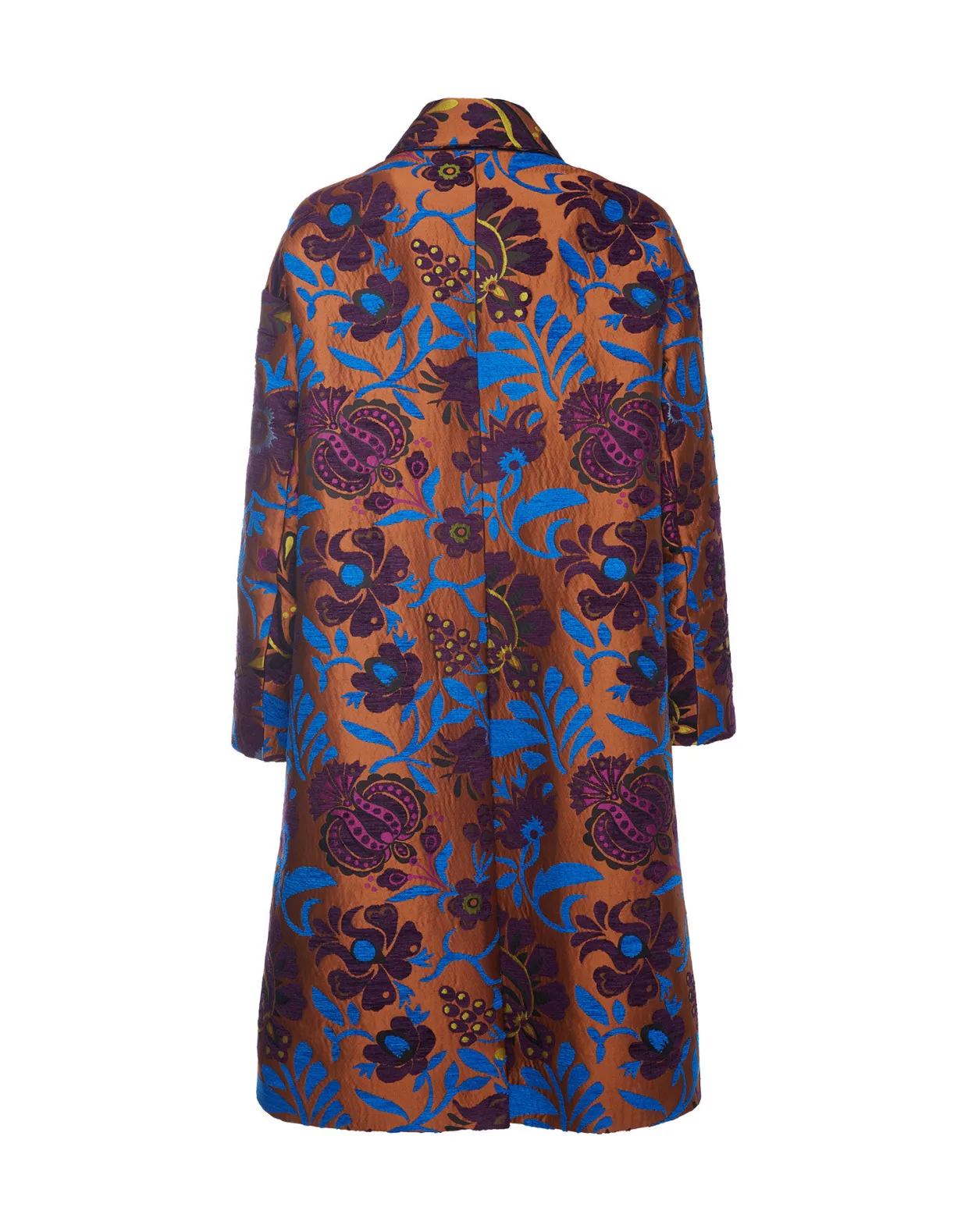Boxy CoatJacquard Selva in Jacquard