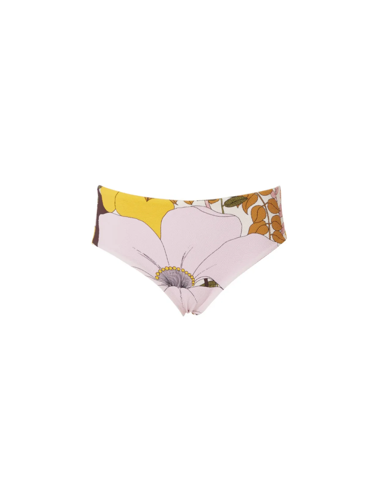 Boy BriefBig Flower Rose in Piquet Lycra