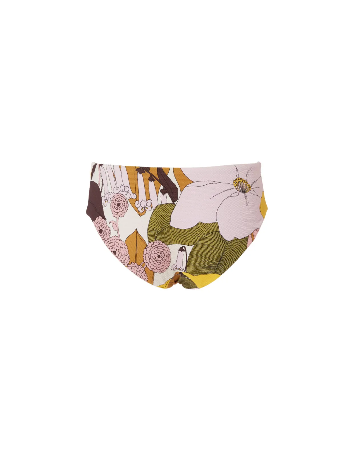 Boy BriefBig Flower Rose in Piquet Lycra