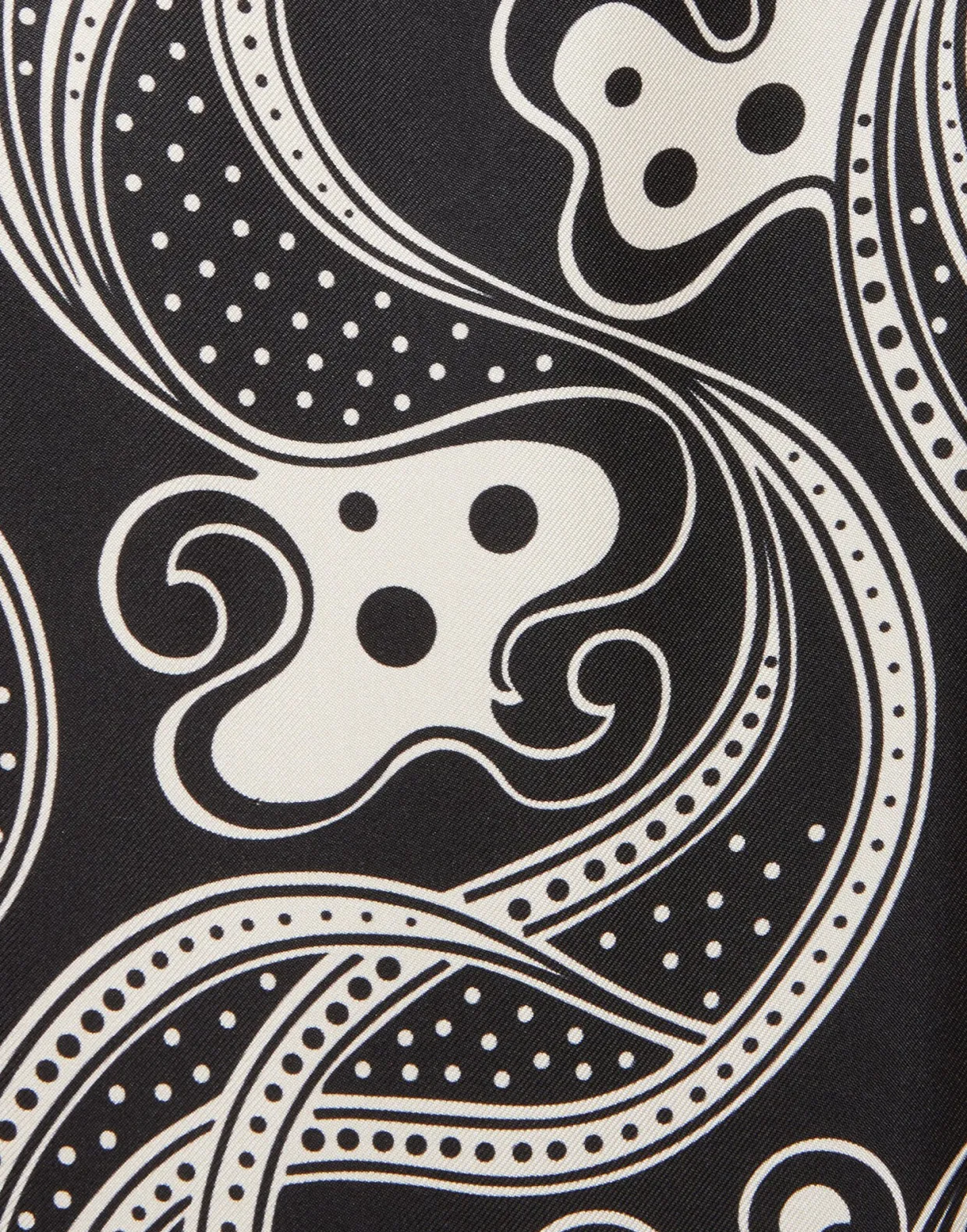 Boy ShirtAperol Black & White in Silk Twill