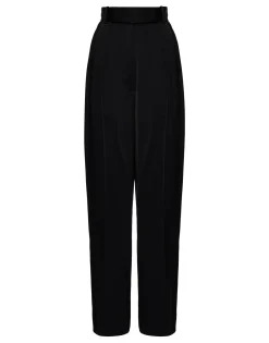 Brooklyn PantsSolid Black in Sable Satin