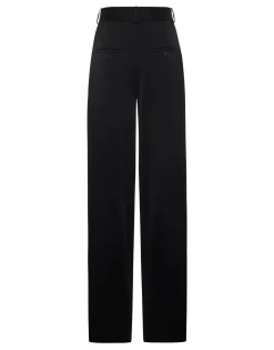 Brooklyn PantsSolid Black in Sable Satin