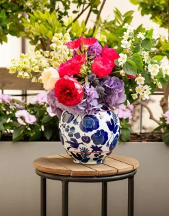 Bubble VaseWildbird Blu in Porcelain