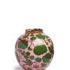 Bubble VaseWildbird Rosa/Verde in Porcelain