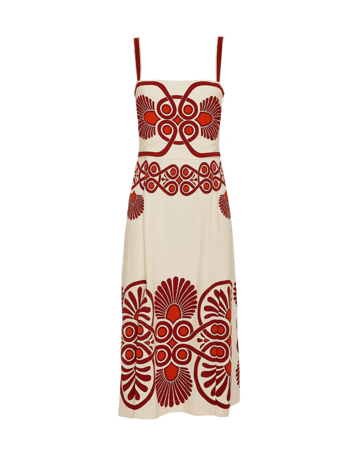 Buy Me A Martini DressMedallion Placée Cream in Envers Satin