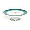 Cake StandLibellula Green in Porcelain