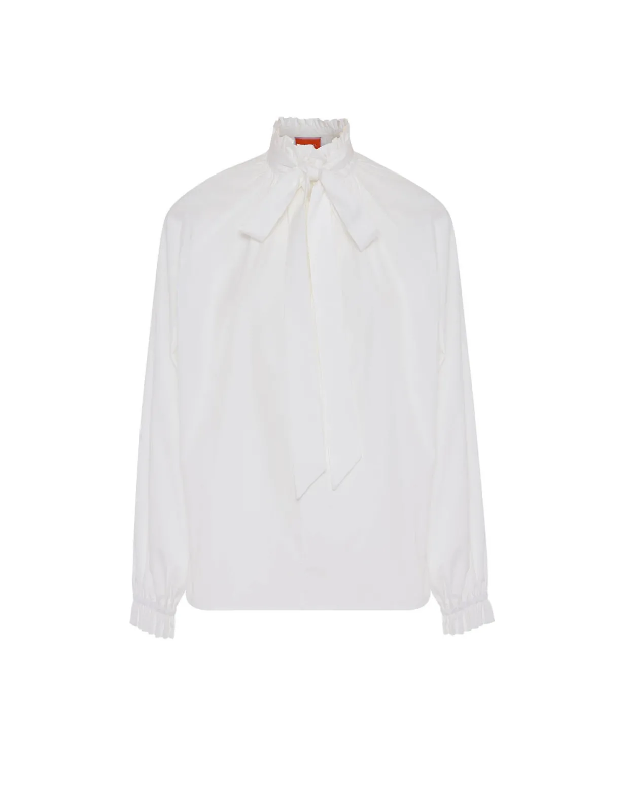 Cerere BlouseSolid White in Tailor Poplin