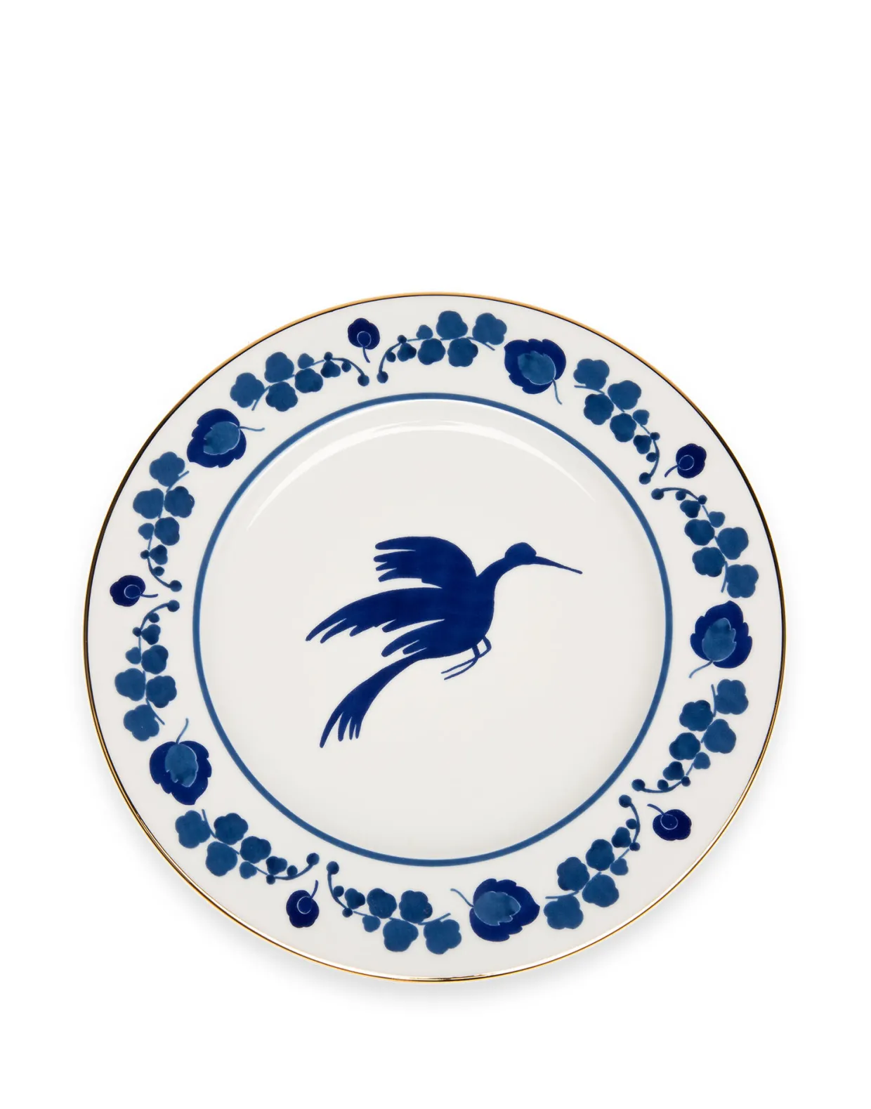 Charger PlateWildbird Blu in Porcelain