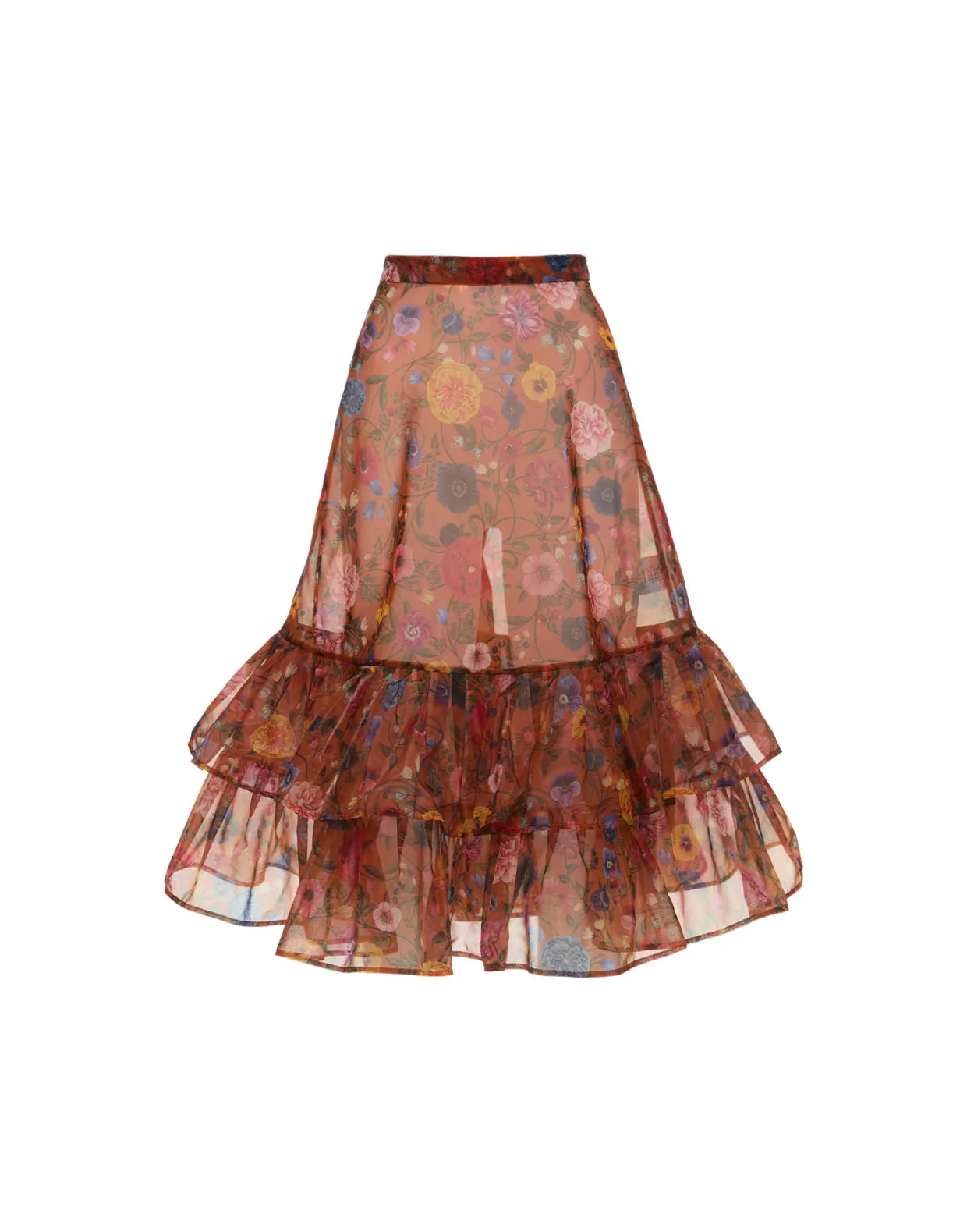 Charlotte SkirtBotticelli Rust in Organza
