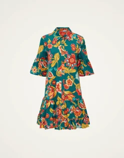 Choux DressHottie Emerald in Summer Poplin