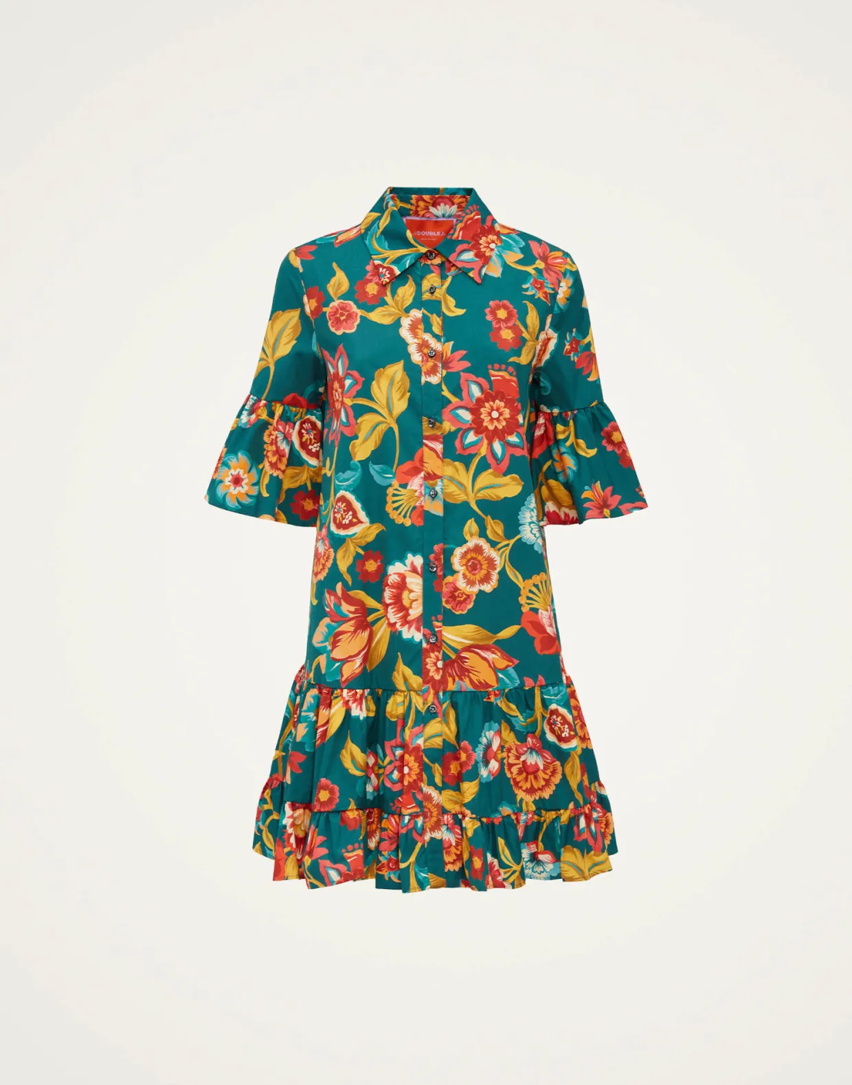 Choux DressHottie Emerald in Summer Poplin