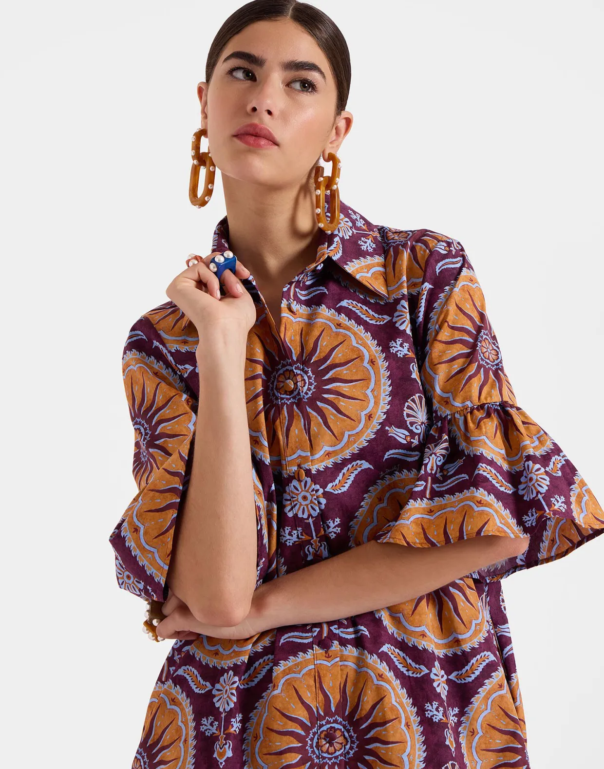 Choux DressSovereign Purple in Summer Poplin