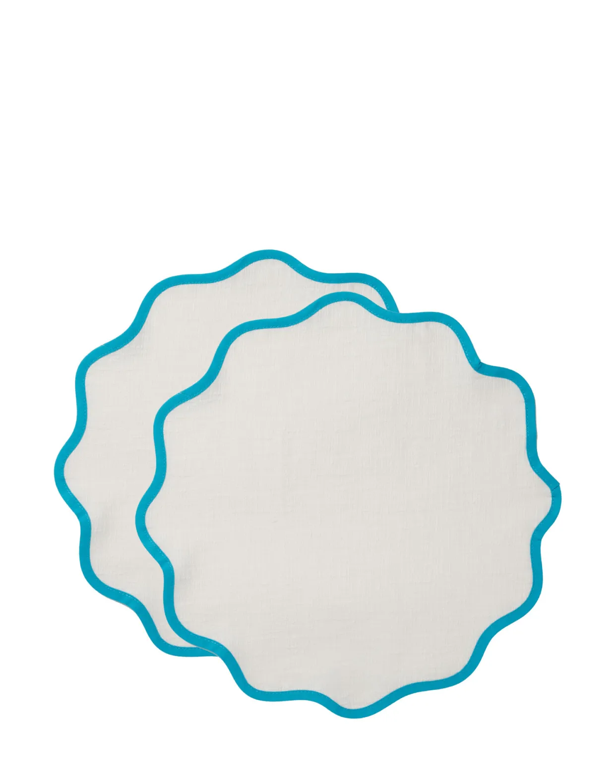 Cloud Placemat Set of 2Light Blue in Cotton