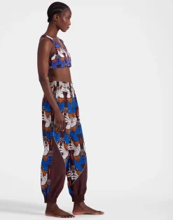Court PantsAli Chocolate in Nylon
