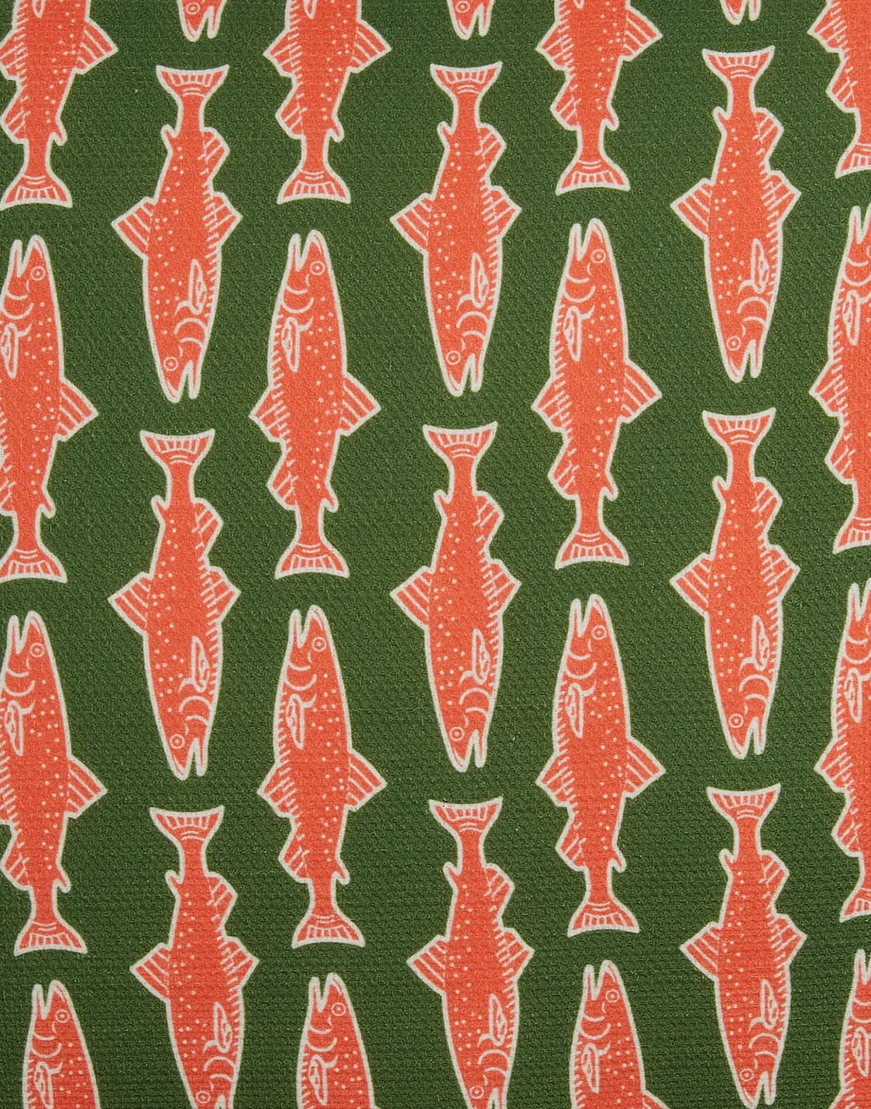 Cushion (45X45)Como Fish Green in Cotton Honan