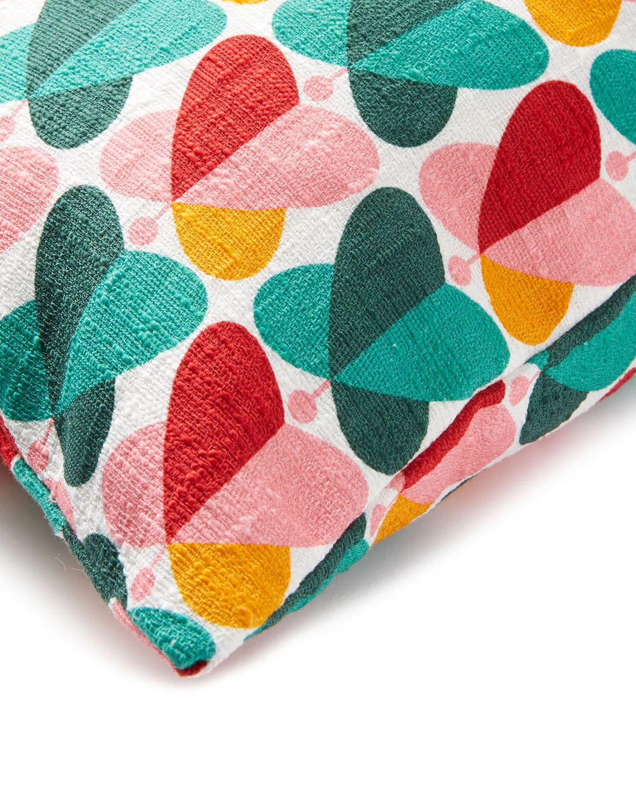 CushionFarfalle in Shot Cotton