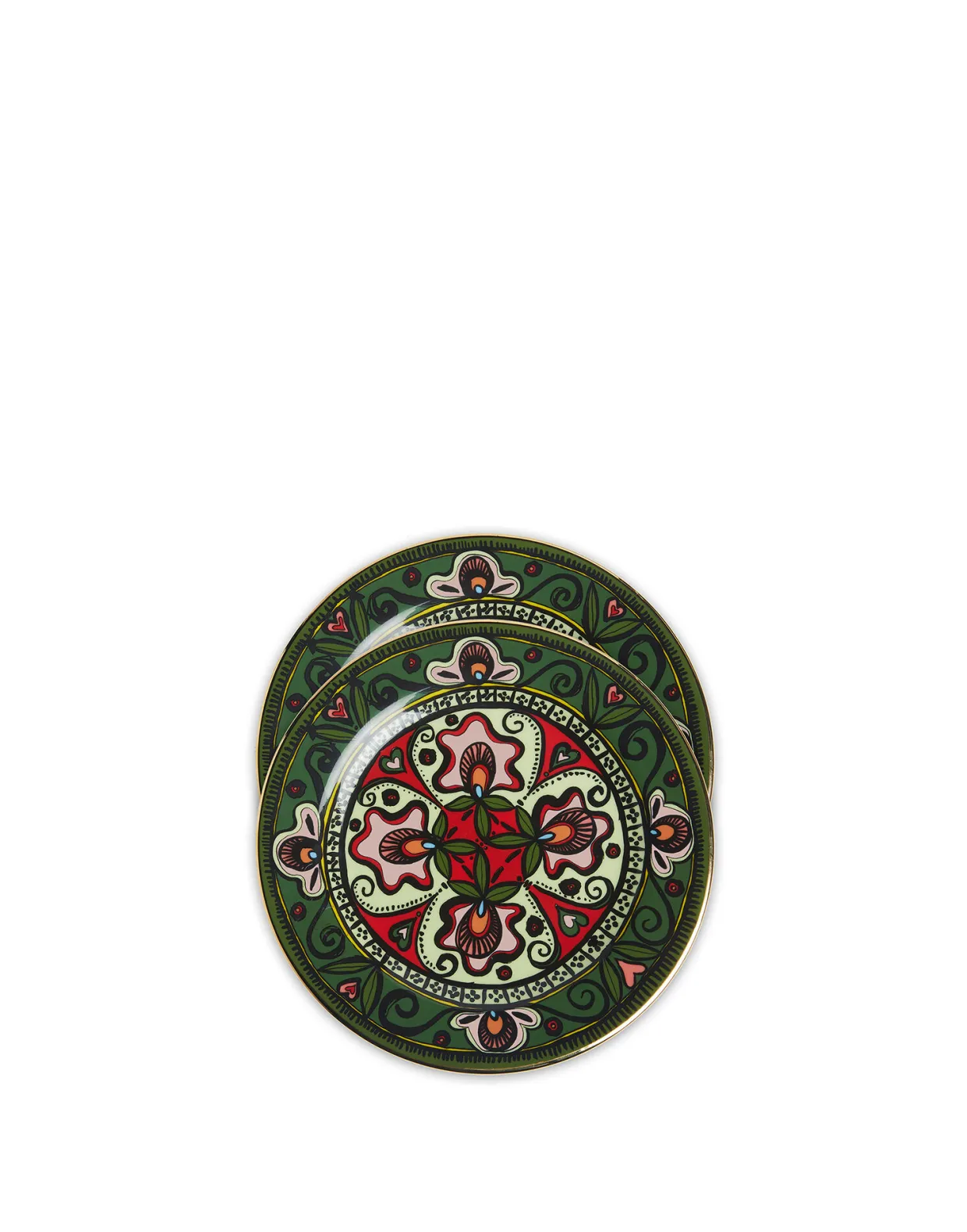 Dessert Plate Set of 2Abundance in Porcelain