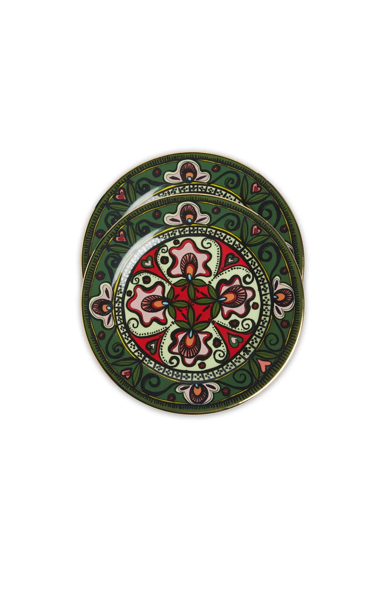 Dessert Plate Set of 2Abundance in Porcelain