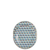 Dessert Plate Set of 2Cubi Blu in Porcelain