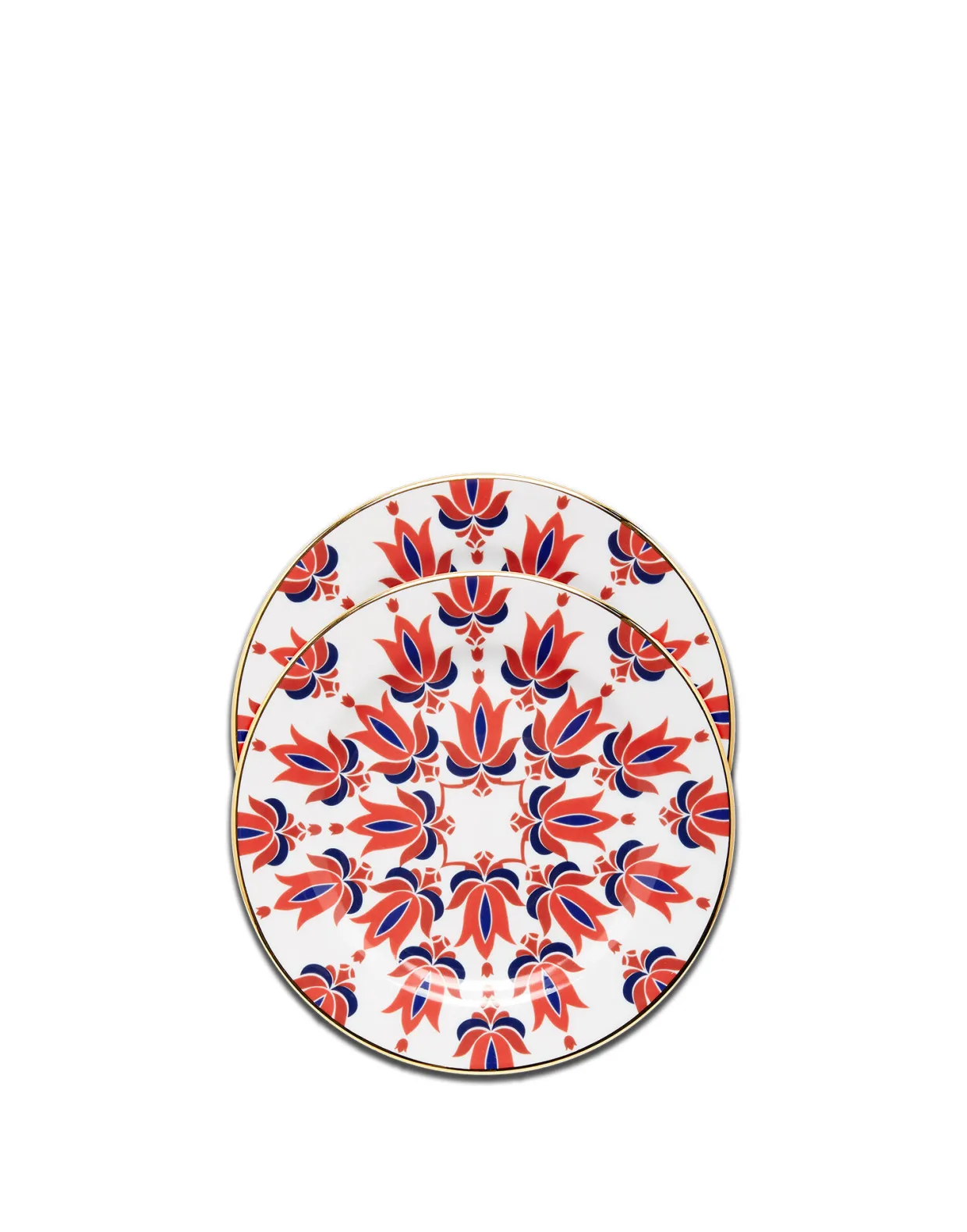Dessert Plate Set of 2Tina in Porcelain