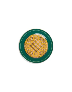Dessert Plates Set Of 2Cortile Green in Porcelain
