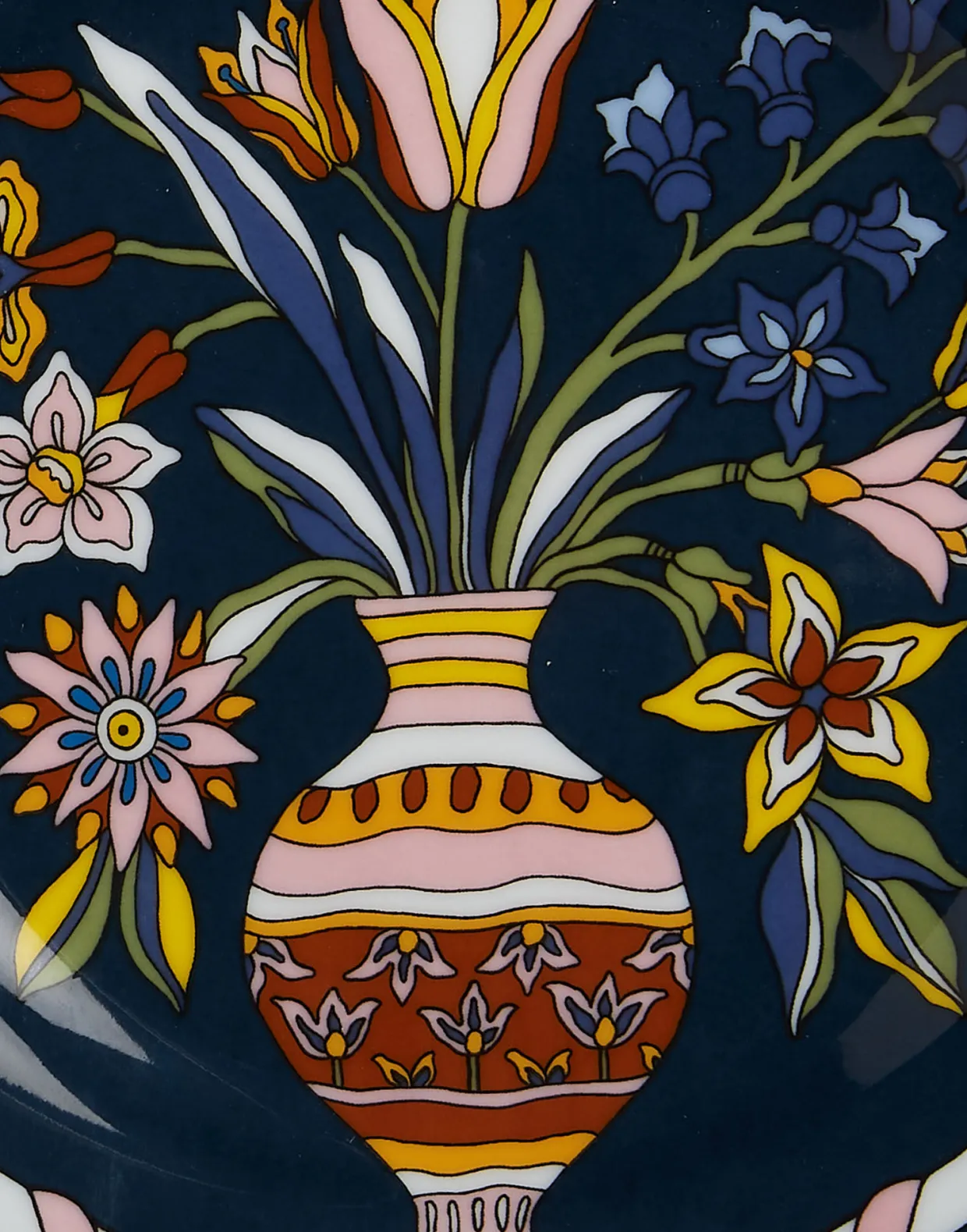 Dessert Plates Set Of 2Pietre Dure in Porcellain