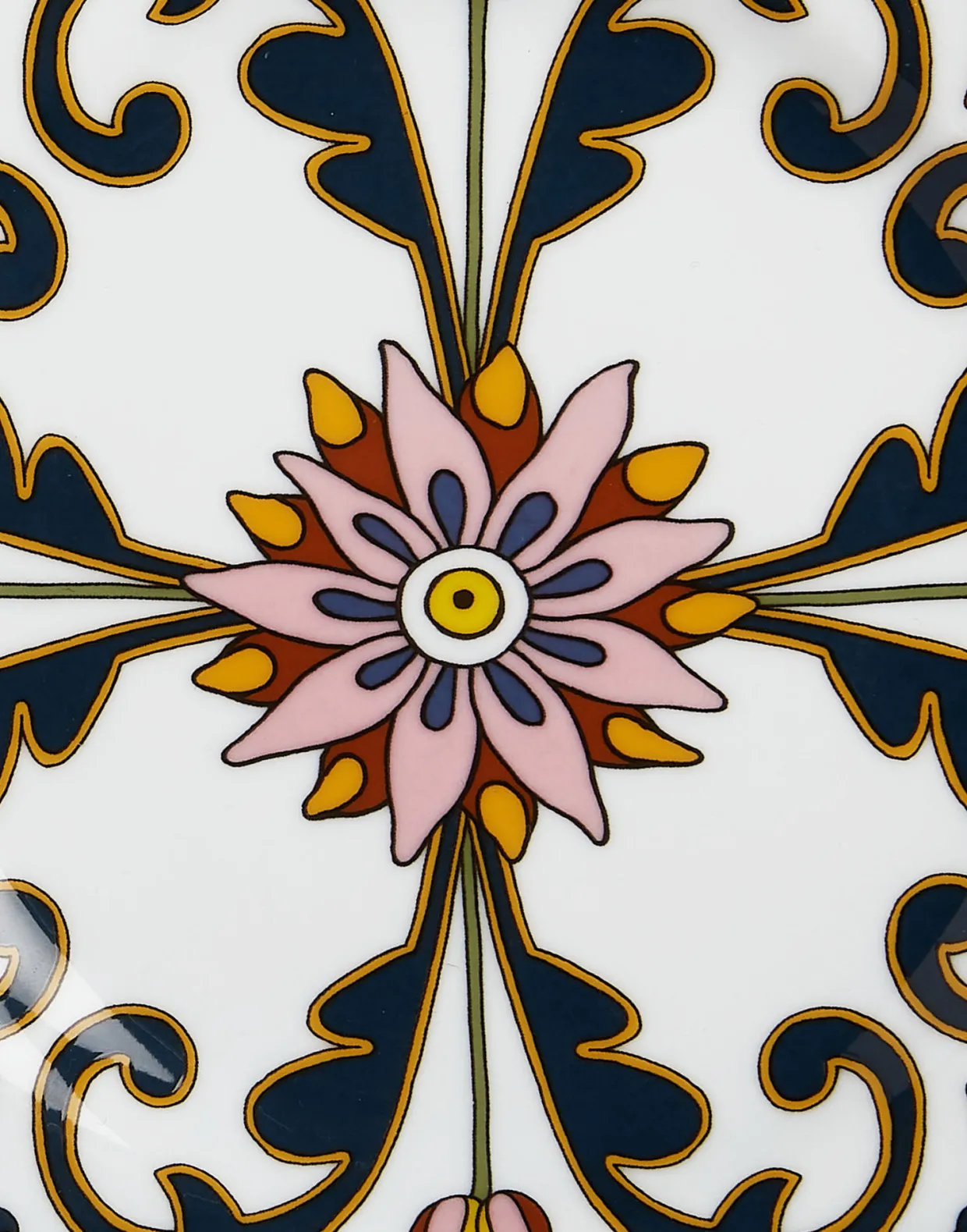 Dessert Plates Set Of 2Tyrrhenia Tulyps in Porcelain