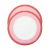 Dinner Plates Set Of 2Rainbow Rose in Porcelain