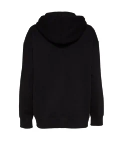 Discman HoodieBlack in Embroidered Jersey