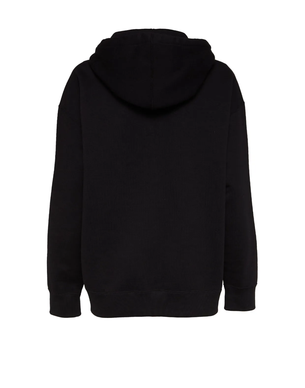 Discman HoodieBlack in Embroidered Jersey