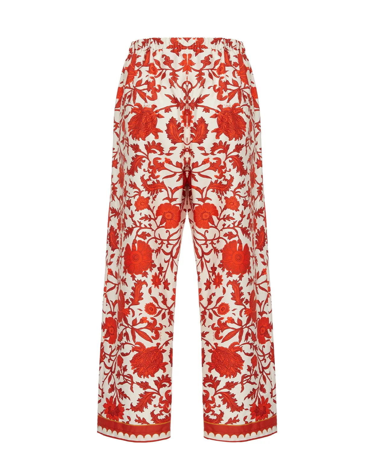 Drawstring PantsDragonflower Mini Red in Summer Poplin