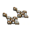 Ella EarringsSolid Gold in Mix Pearls