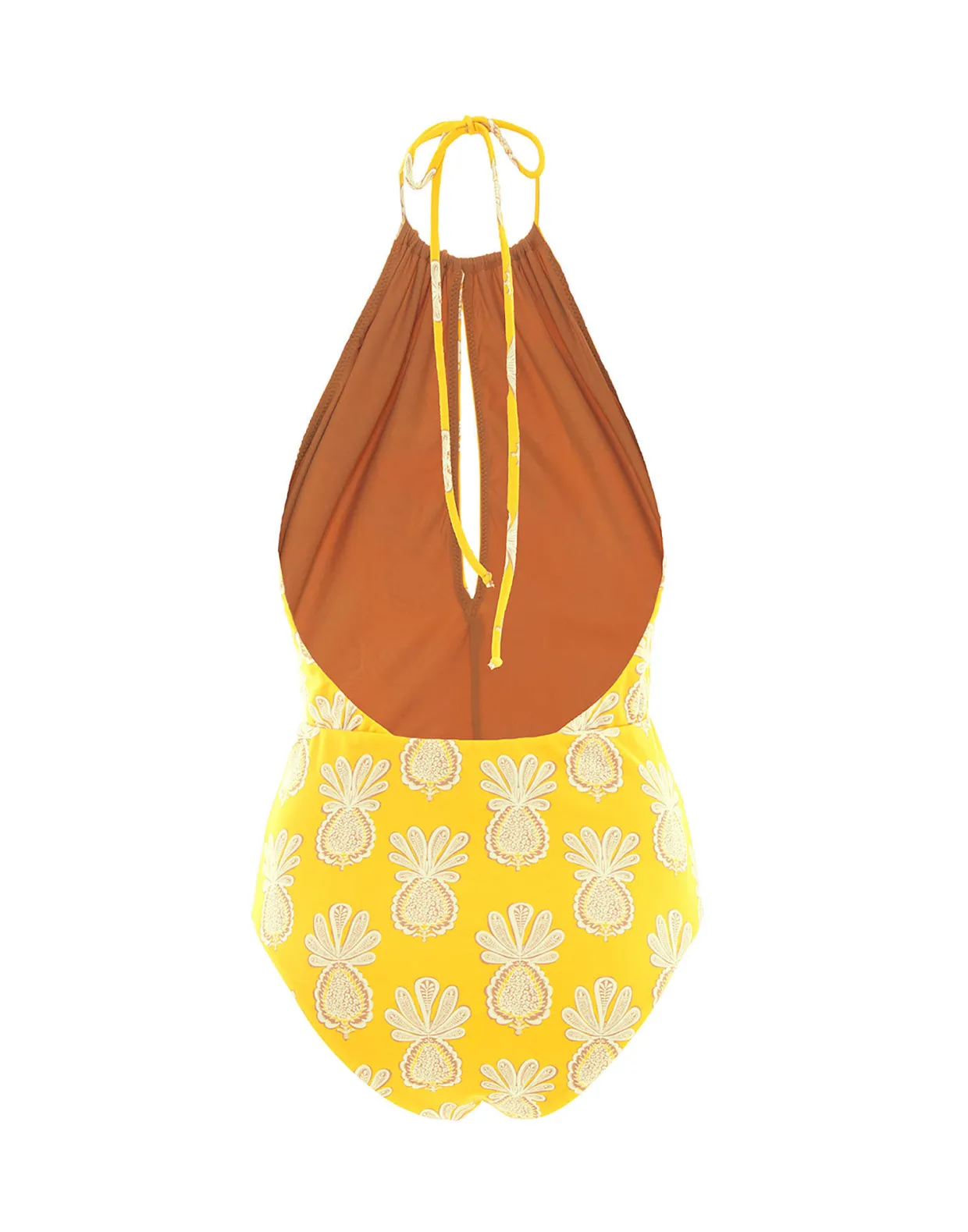 Esther SwimsuitPineapple Sunflower in Lycra