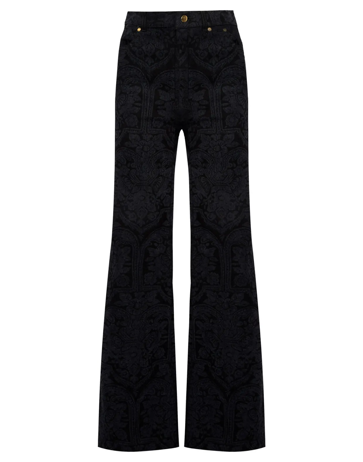 Flare JeansCorte Black in Denim
