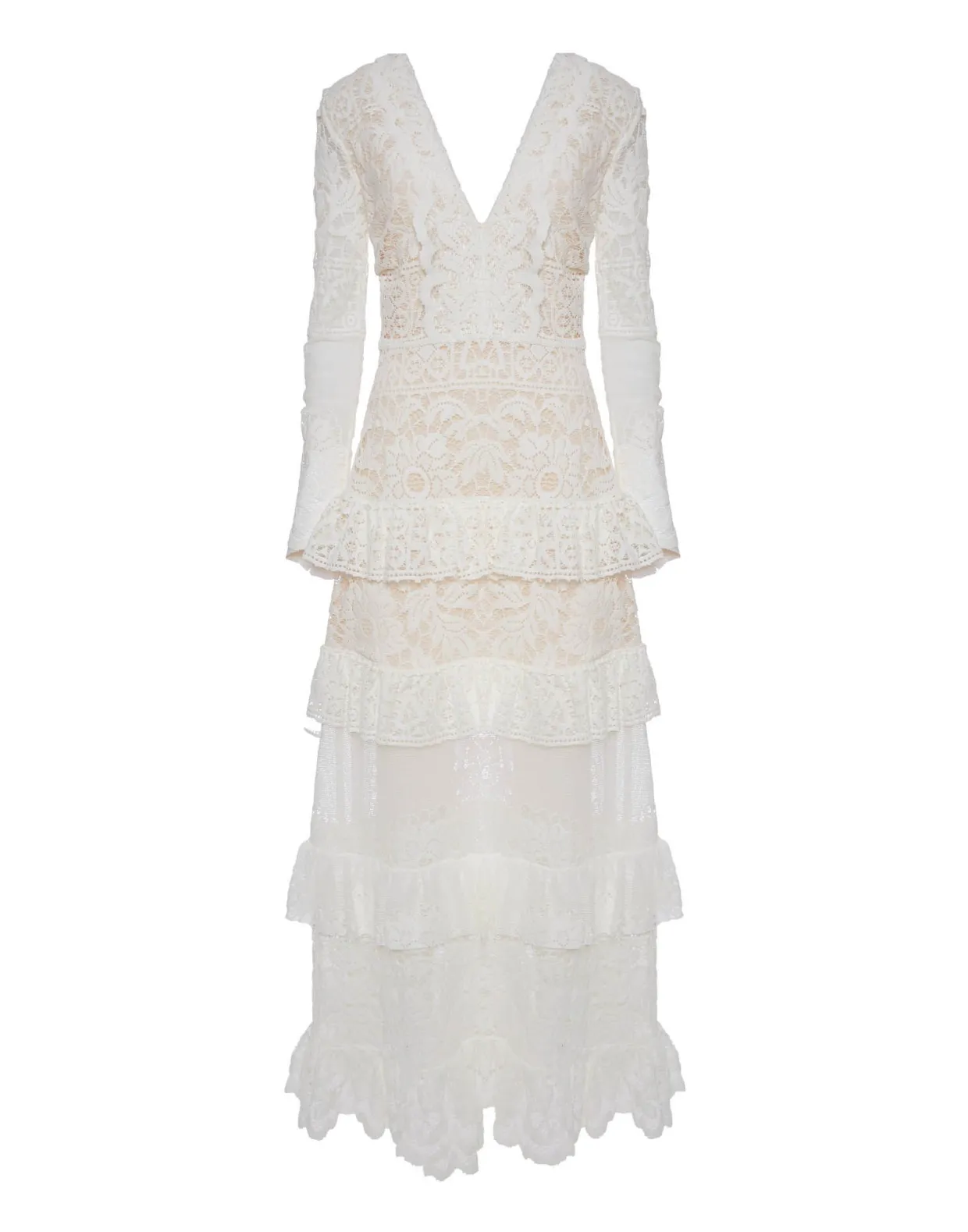 Footloose Lacey DressWhite in Cotton Lace