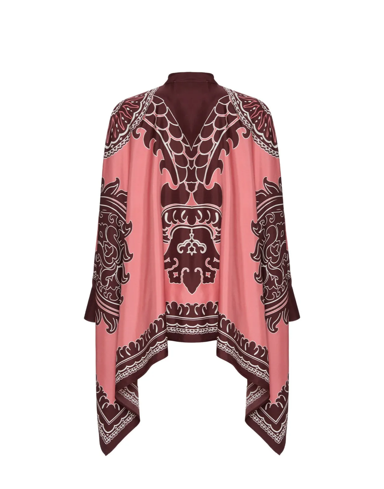 Foulard ShirtOltrarno Placée Pink in Silk Twill
