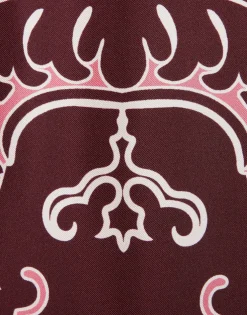 Foulard ShirtOltrarno Placée Pink in Silk Twill